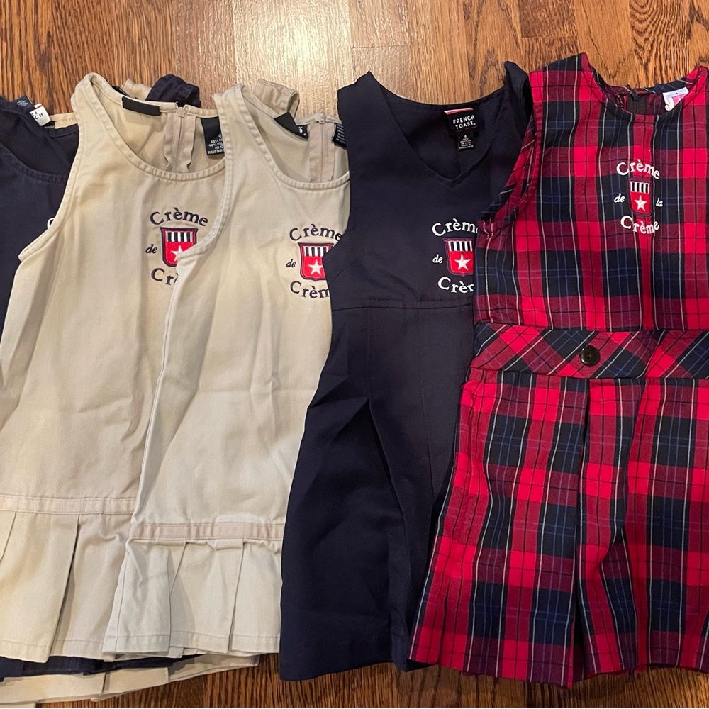 Creme de la creme uniform jumpers (set of six)